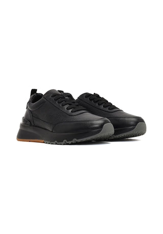 Brunello Cucinelli Leather Sneakers "Black / Gum"