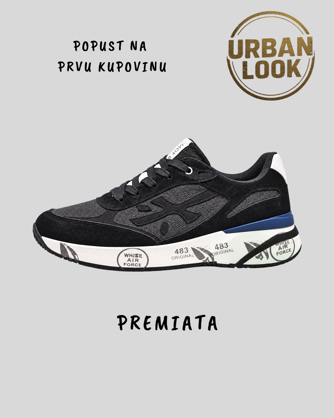 Premiata 483 Black