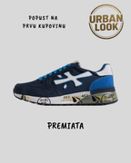 Premiata Mick "Navy White Blue"