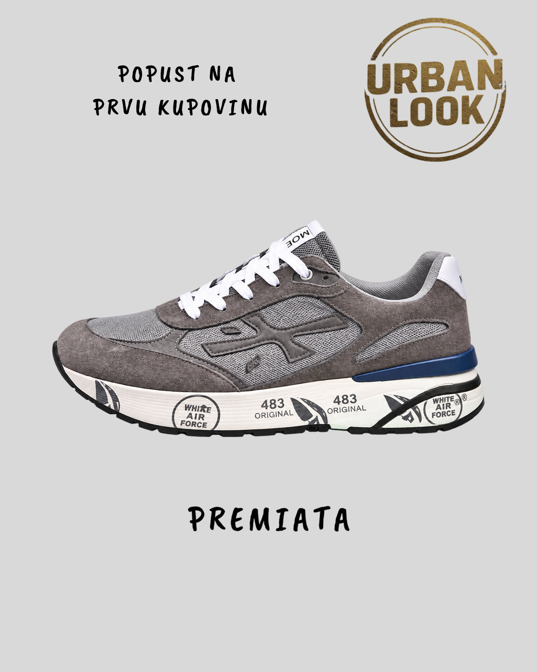 Premiata 483 Grey