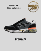Premiata Mick "Black Grey Orange"