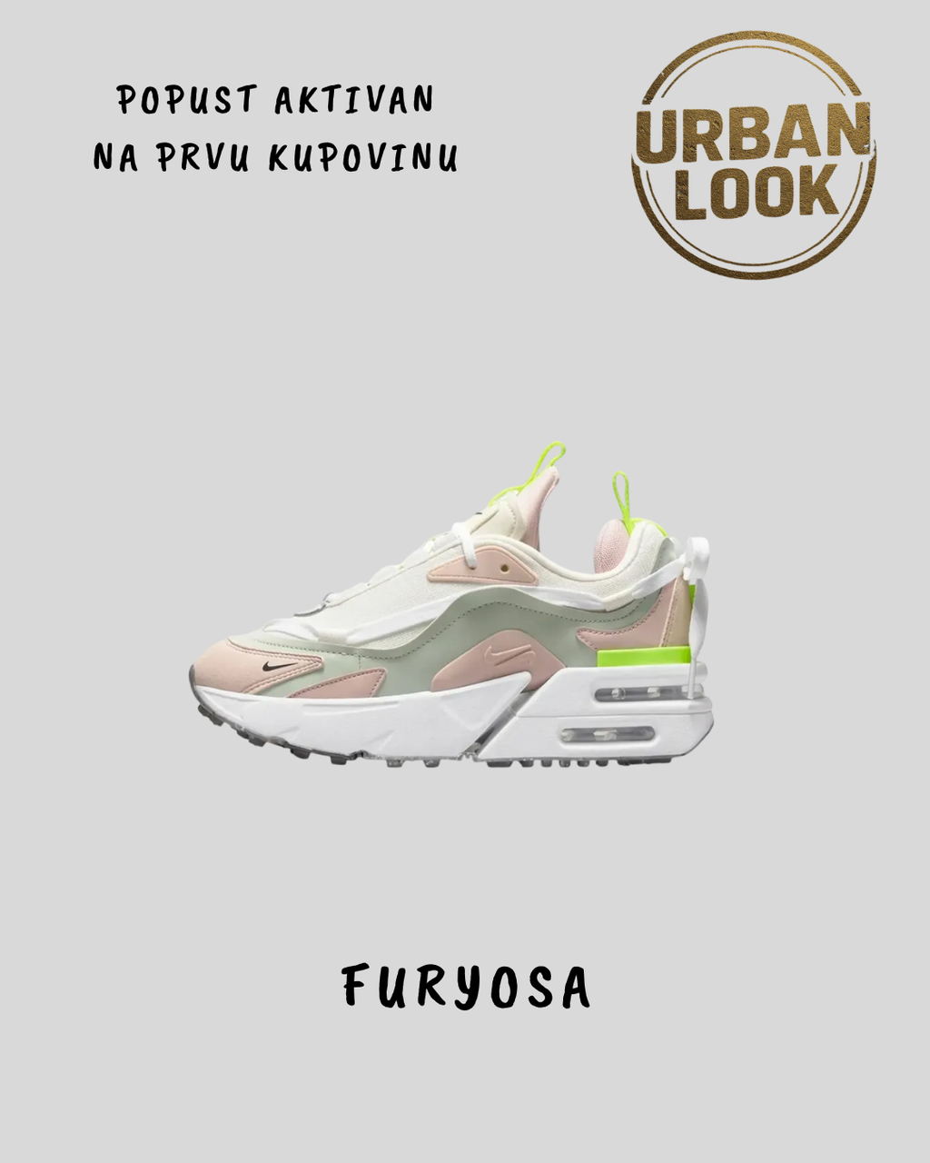 Nike Air Max Furyosa "Pastel Sage & Pink"