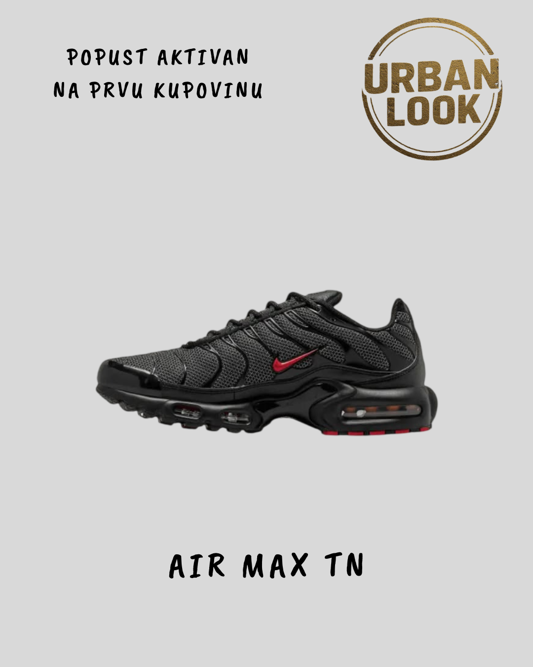 Nike Air Max Plus TN "Carbon Black & Crimson"