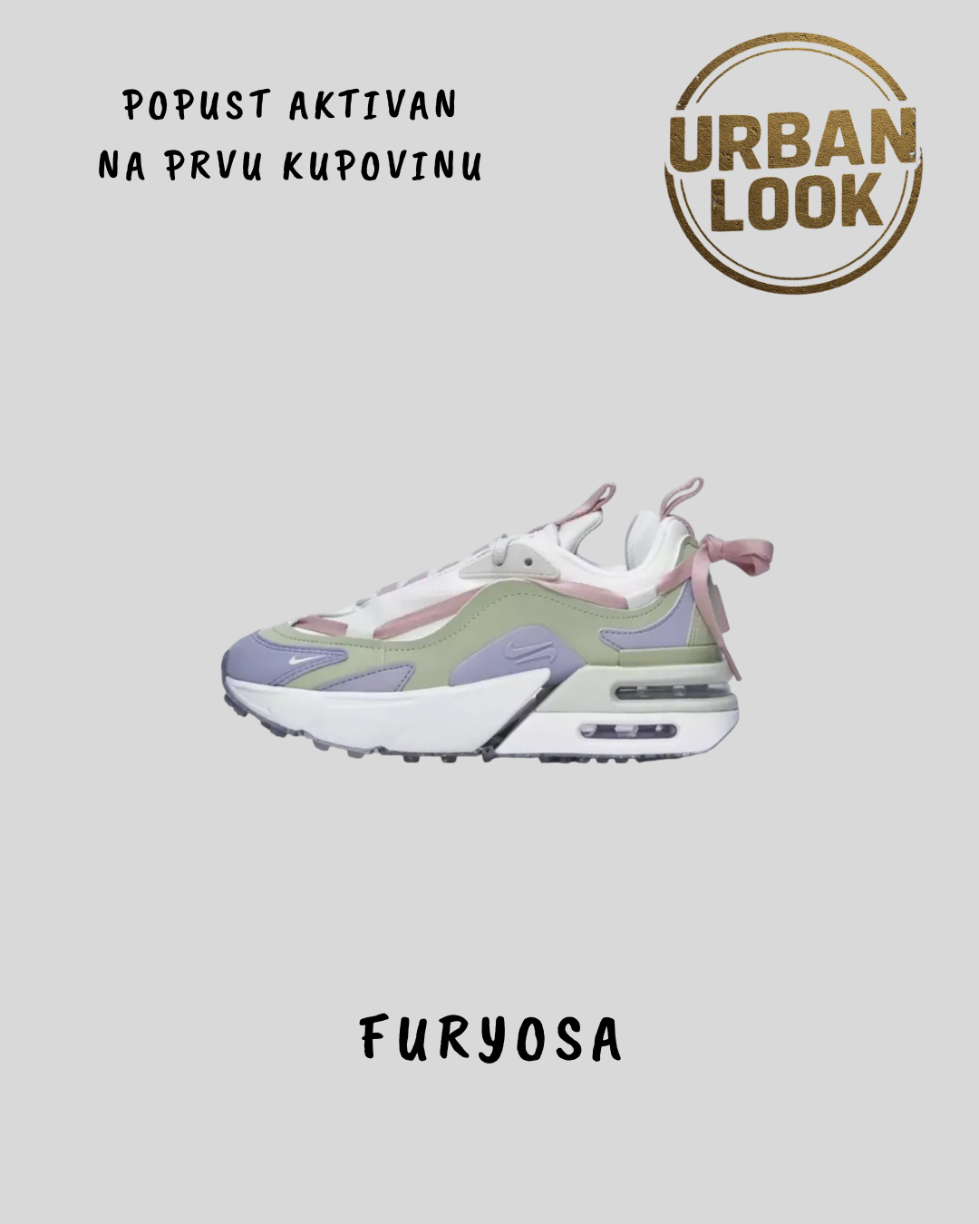Nike Air Max Furyosa "Metallic Silver/Black-White"