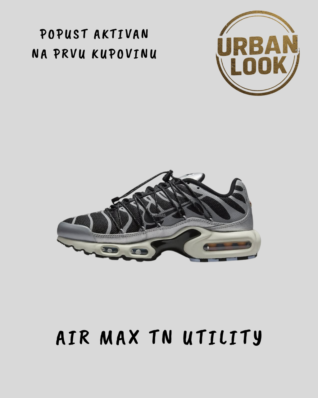 Nike Air Max Plus TN Utility "Metallic Silver & Black"