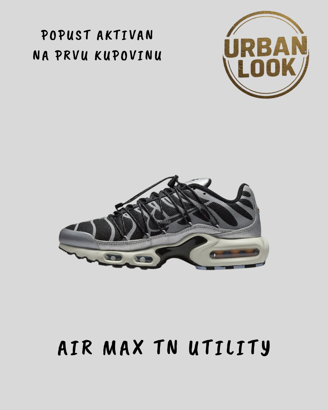 Nike Air Max Plus TN Utility "Metallic Silver & Black"