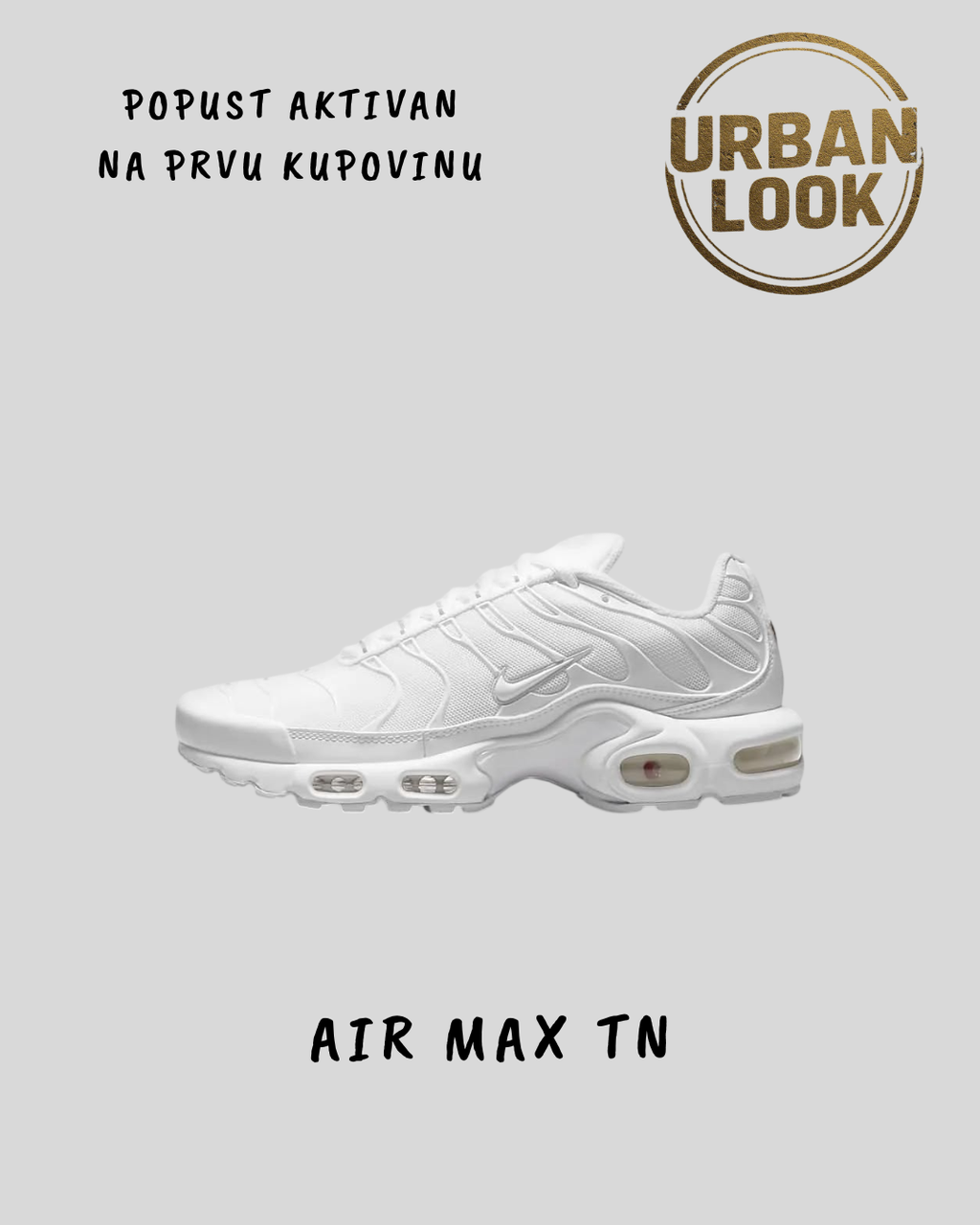 Nike Air Max Plus TN "Triple White Classic"