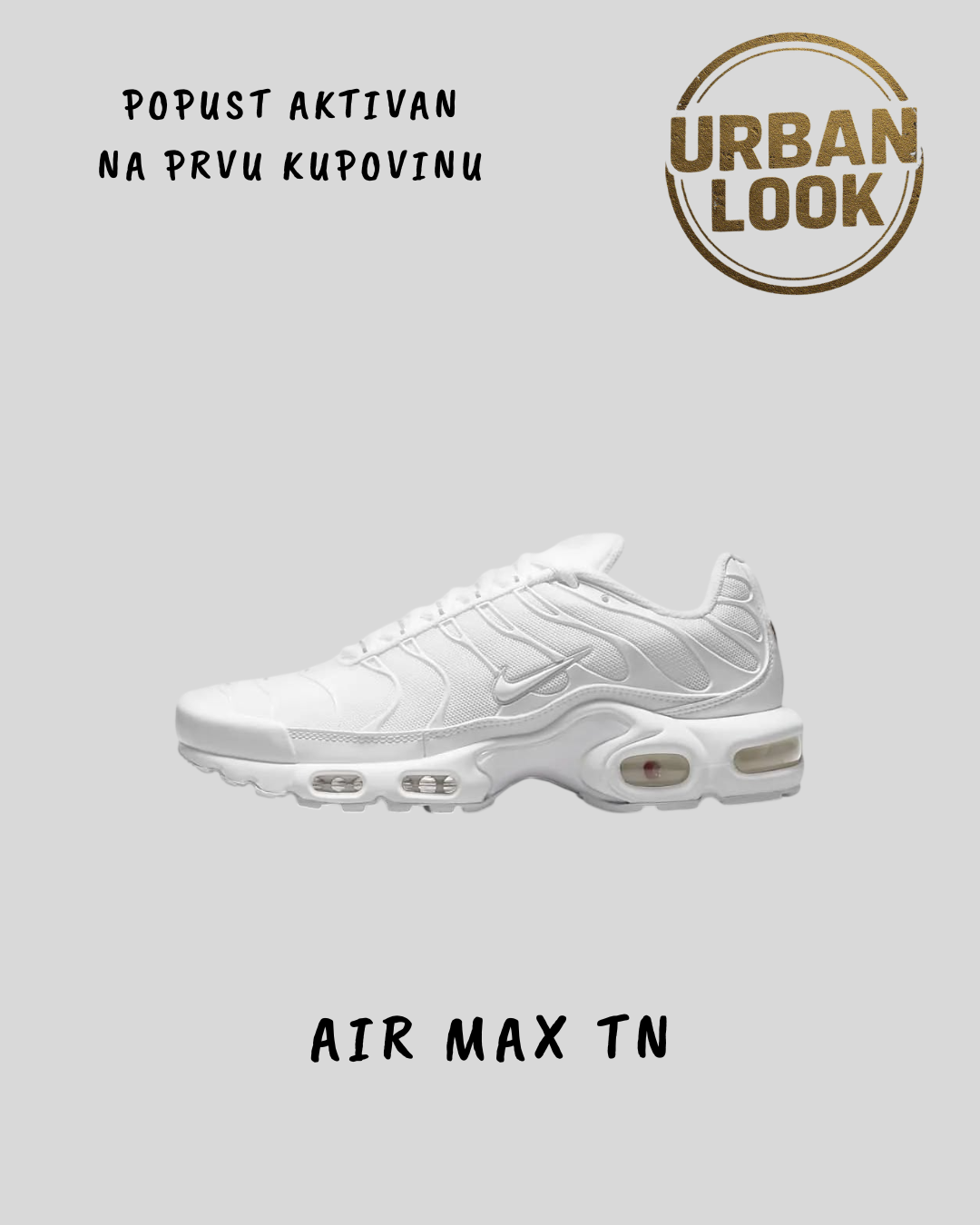 Nike Air Max Plus TN "Triple White Classic"