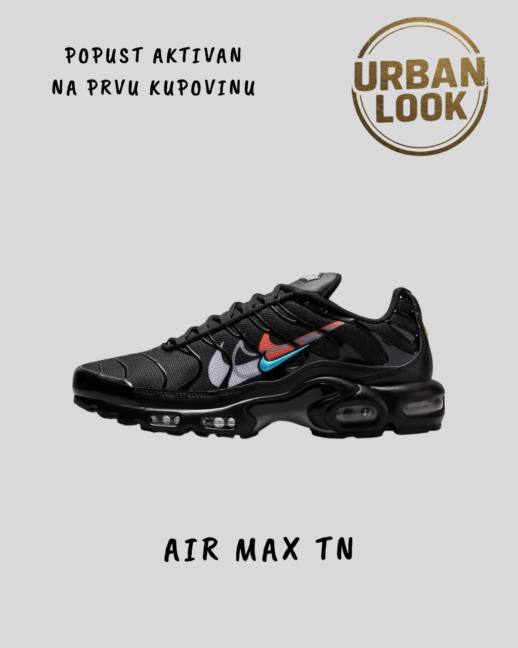 Nike Air Max Plus TN "Multi-Swoosh Black"