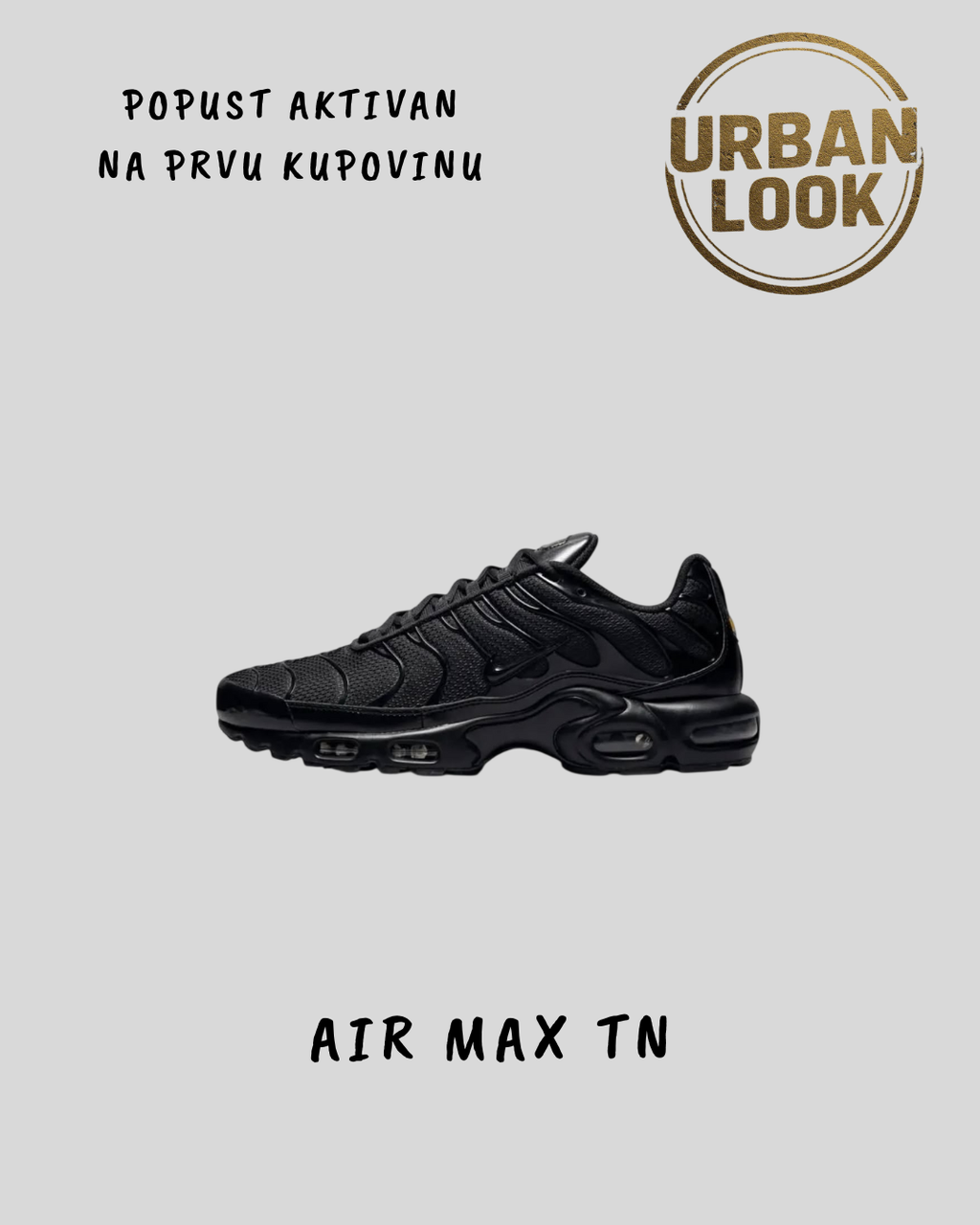 Nike Air Max Plus TN "Triple Black Leather"