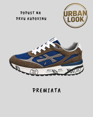 Premiata 483 Brown / Navy