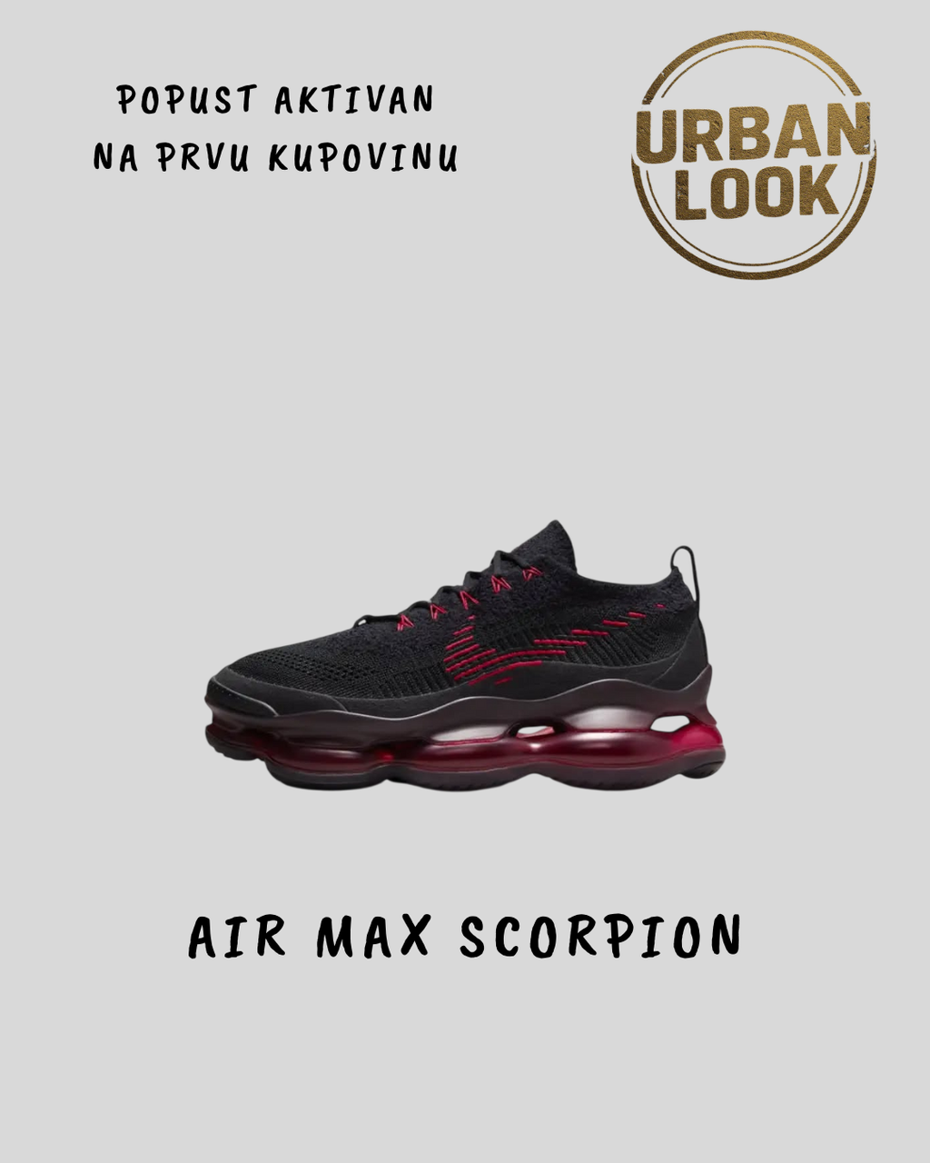 Nike Air Max Scorpion "Crimson Strike"