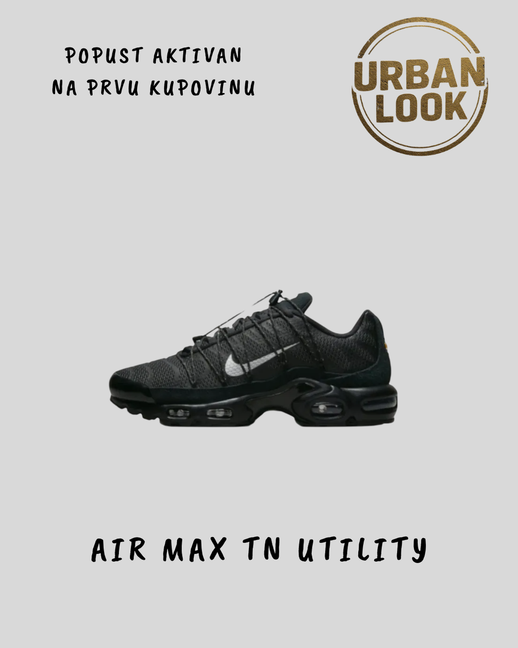 Air Max Plus TN Utility “Triple Black"