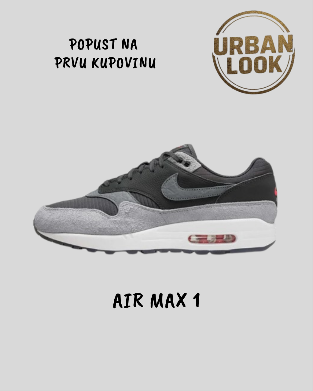 Nike Air Max 1 '87 Premium "Dark Smoke Grey"