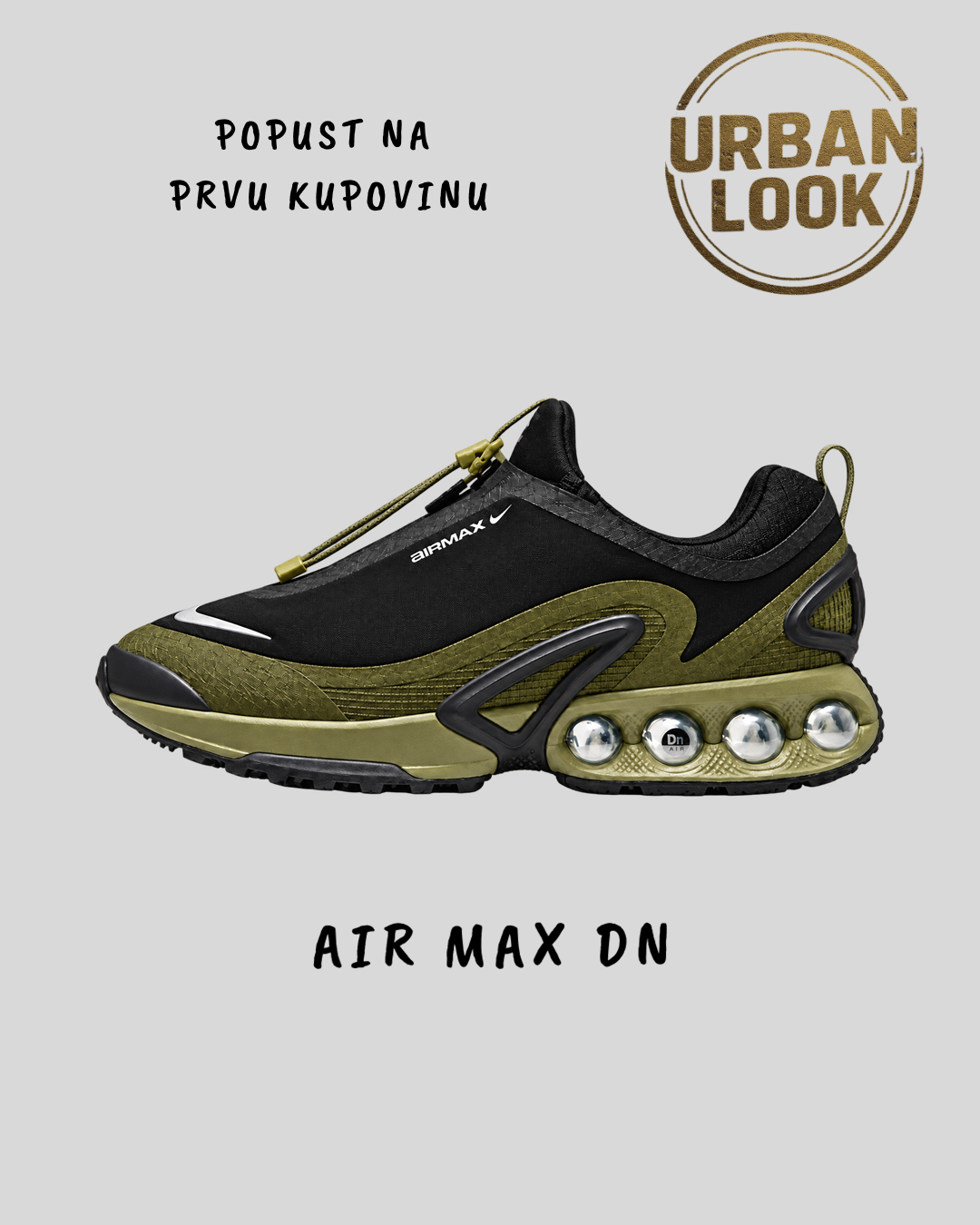 Nike Air Max Dn Black / Olive