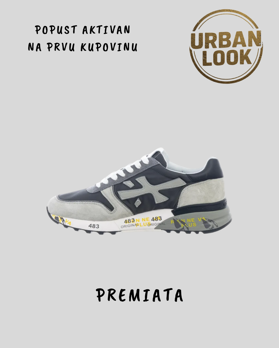 Premiata Lander 4988 Navy/Grey