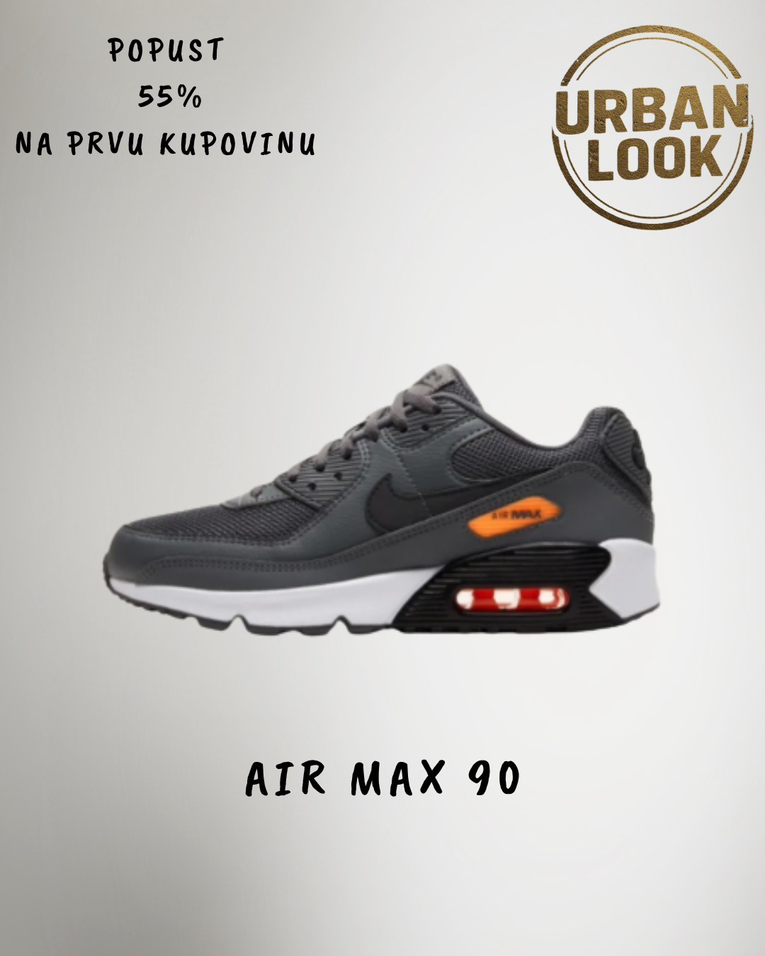 Air Max 90 Grey/Infrared