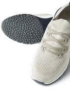 Brunello Cucinelli Leather Sneakers "White / Navy"