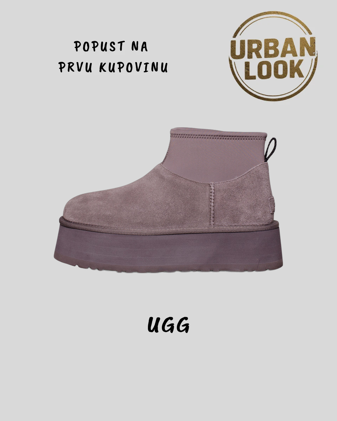 UGG Classic Mini Dipper "Thundercloud"