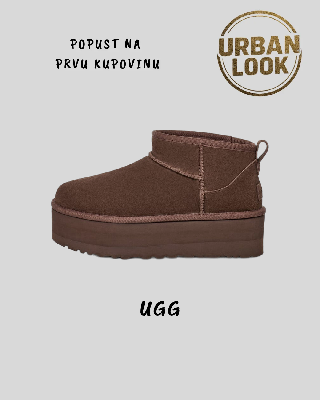 UGG Classic Ultra Mini Platform "Burnt Cedar"
