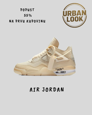 Off-White x Air Jordan 4 Retro "Sail"