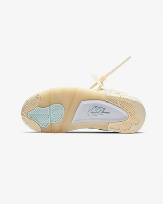 Off-White x Air Jordan 4 Retro "Sail"