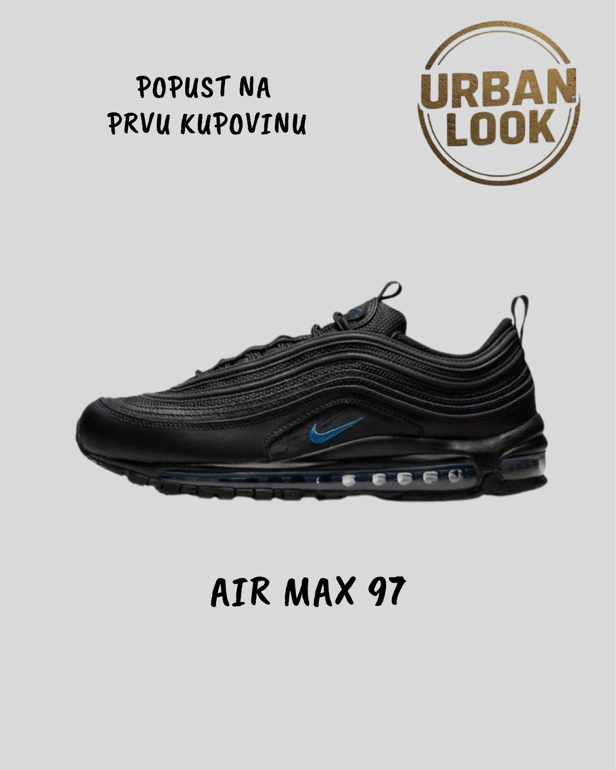 Nike Air Max 97 "Black Dark Marina Blue"