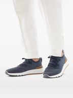 Brunello Cucinelli (knitted lace-up sneakers)