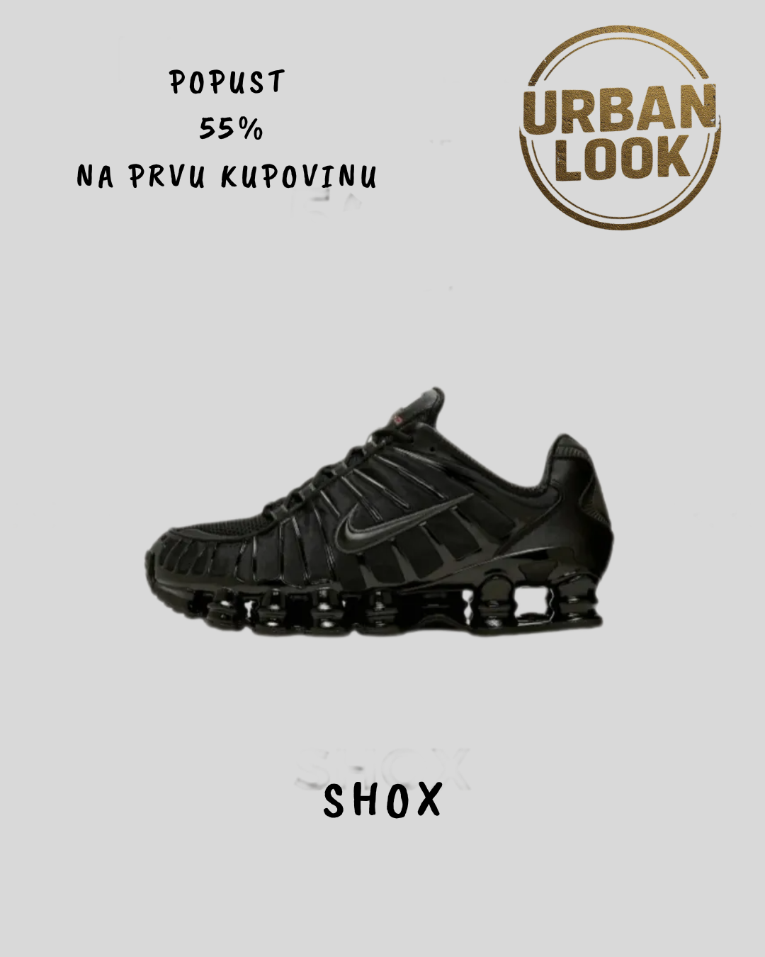 Nike Shox TL All Black