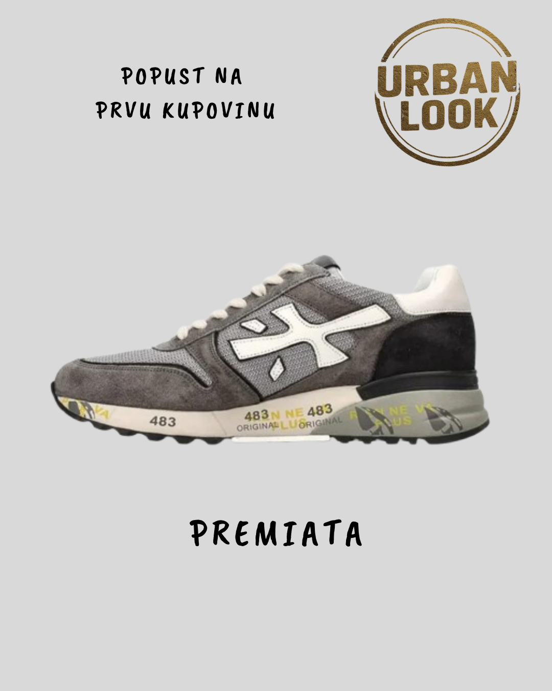 Premiata Mick "Grey Brown"