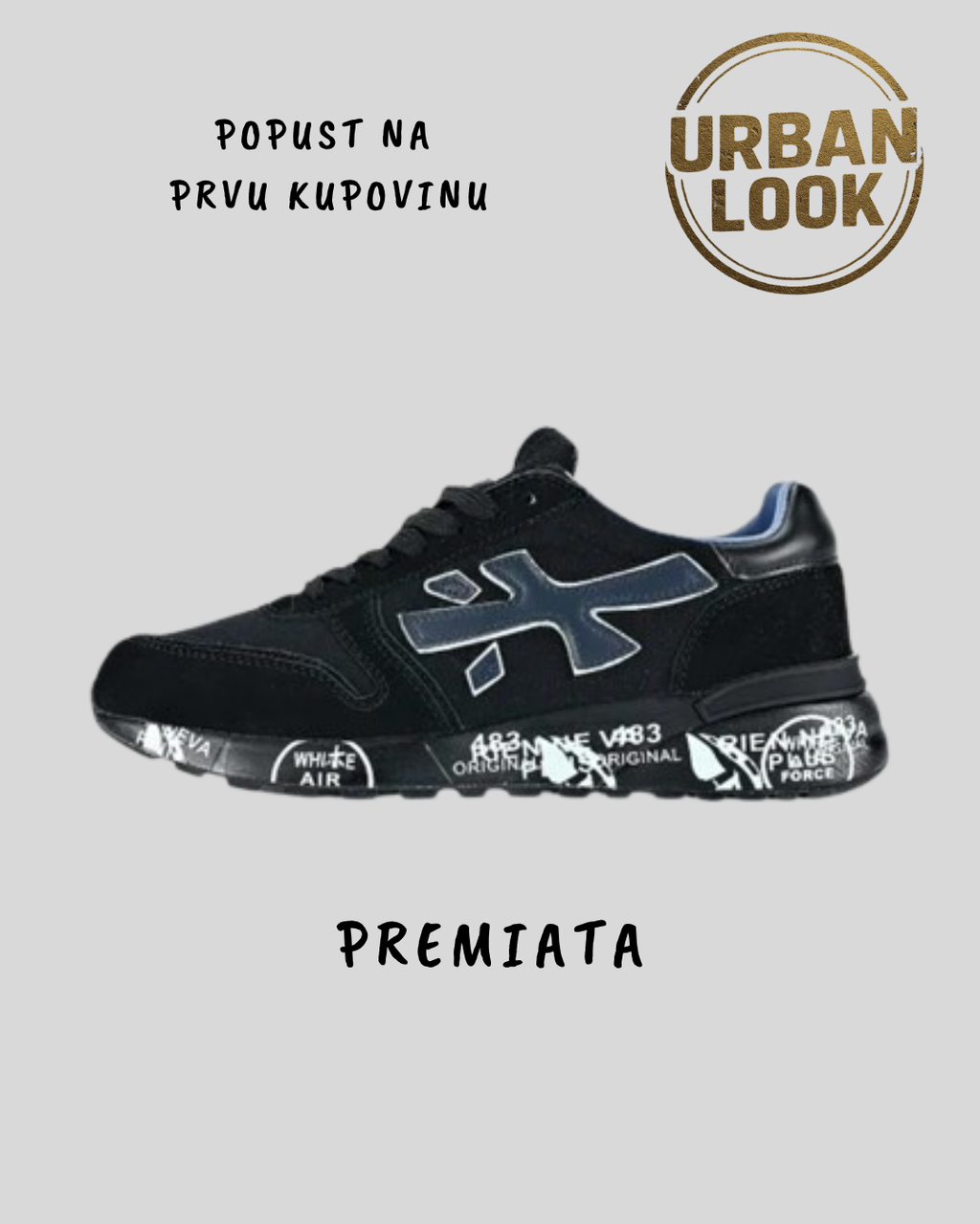 Premiata Mick "Black Blue"