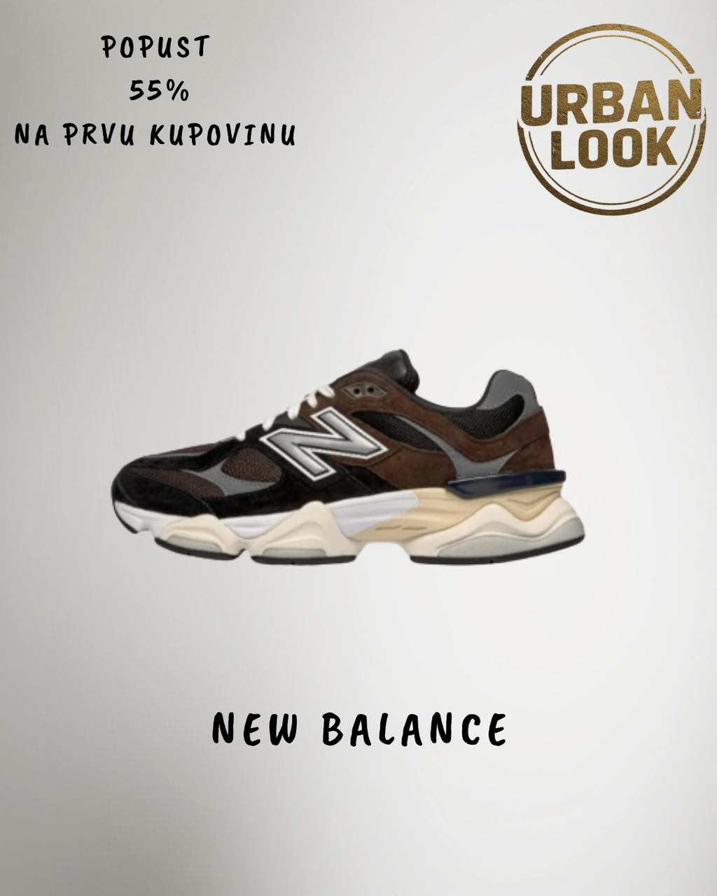 New Balance 9060 Brown/Black