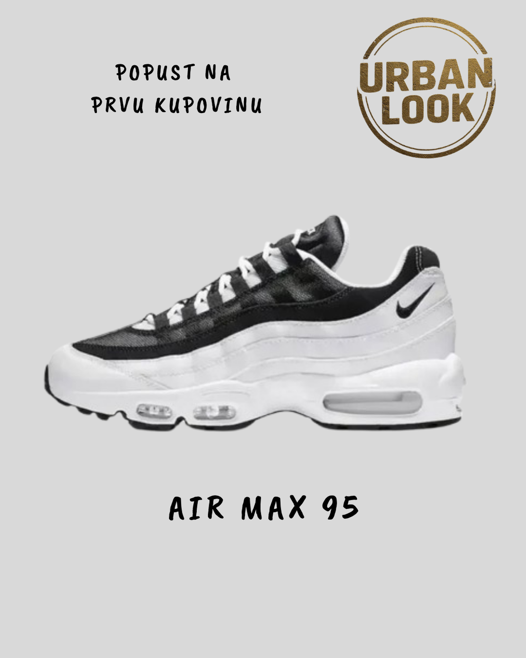 Nike Air Max 95 “Black & White”