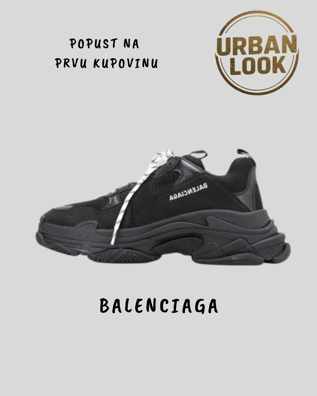 Balenciaga Triple S "Black"