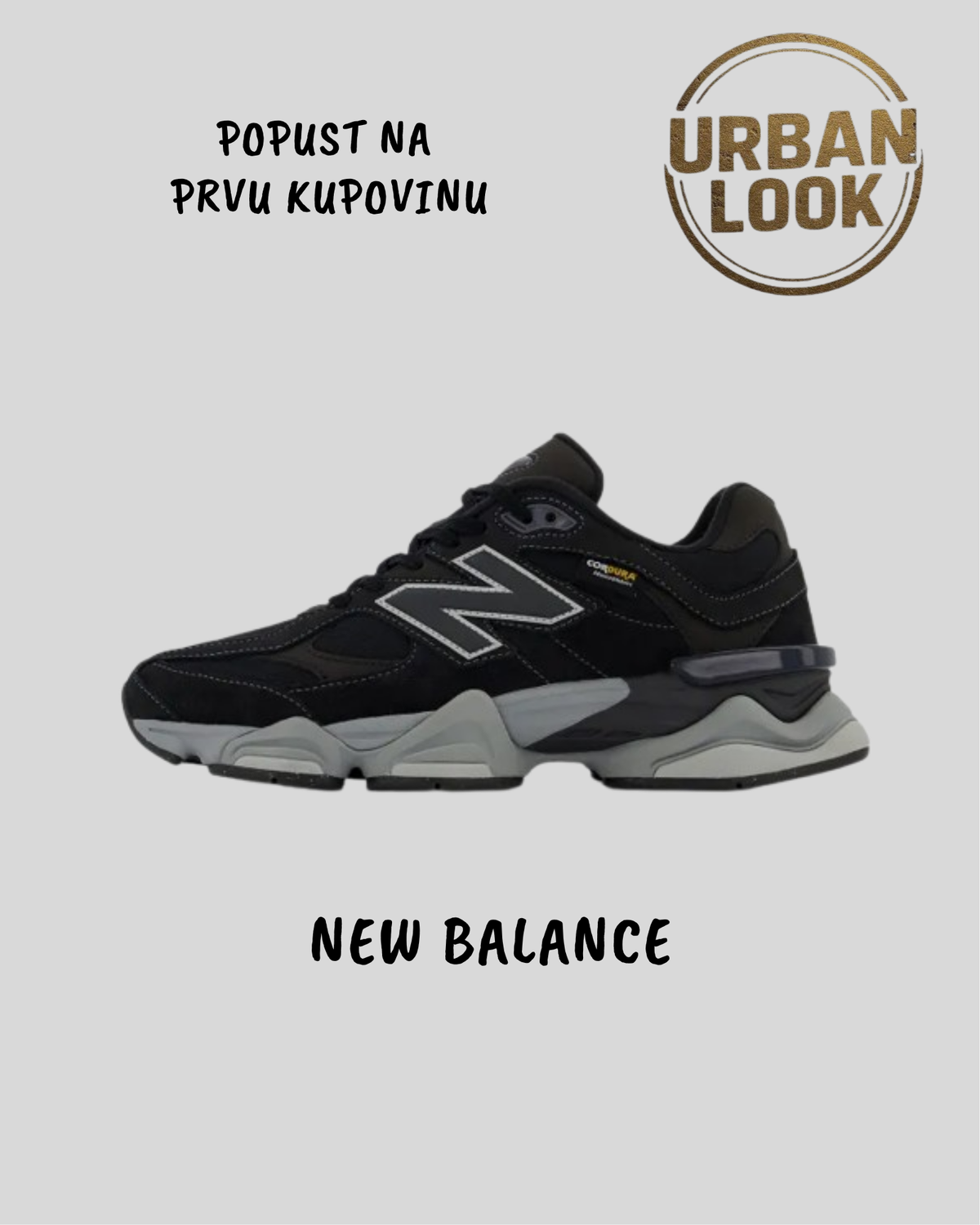 New Balance 9060 "Cordura Black Gray"