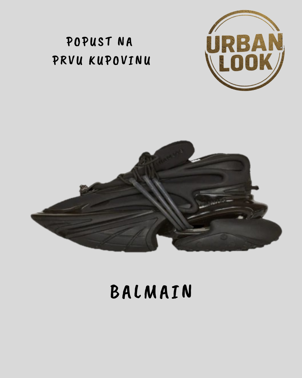 Balmain Unicorn Shoes "Black"