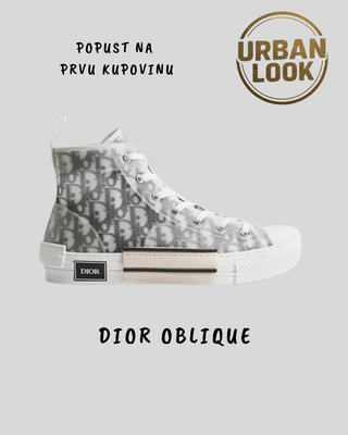 Dior Oblique Canvas "White and Black"