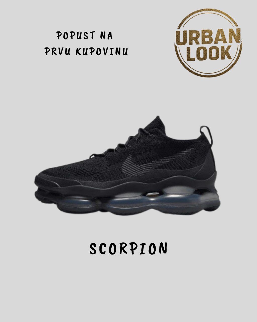 Nike Air Max Scorpion FK "Triple Black"