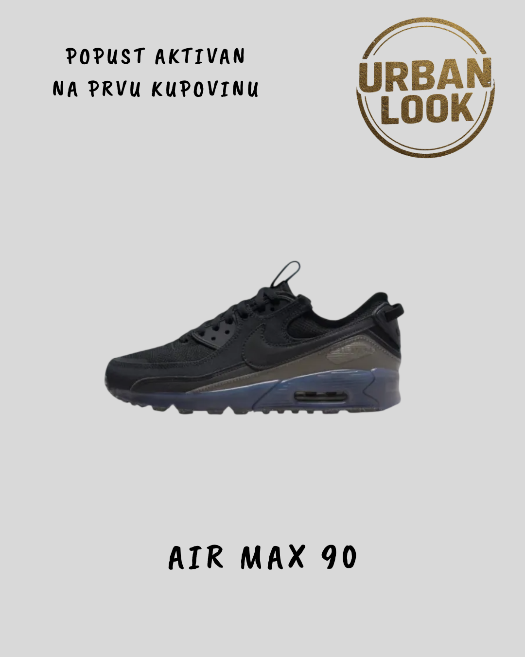 Nike Air Max 90 Terrascape "Triple Black"