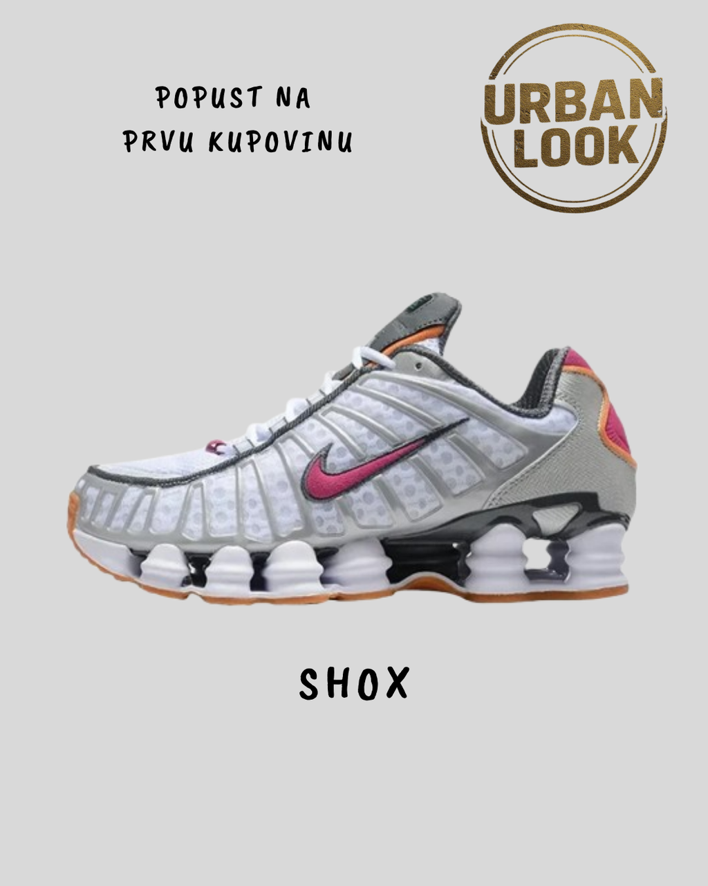 Nike Shox TL "Pink White Silver"