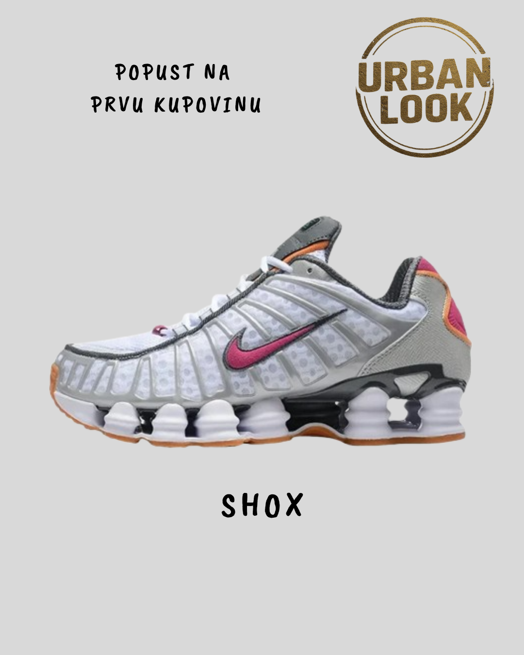 Nike Shox TL "Pink White Silver"