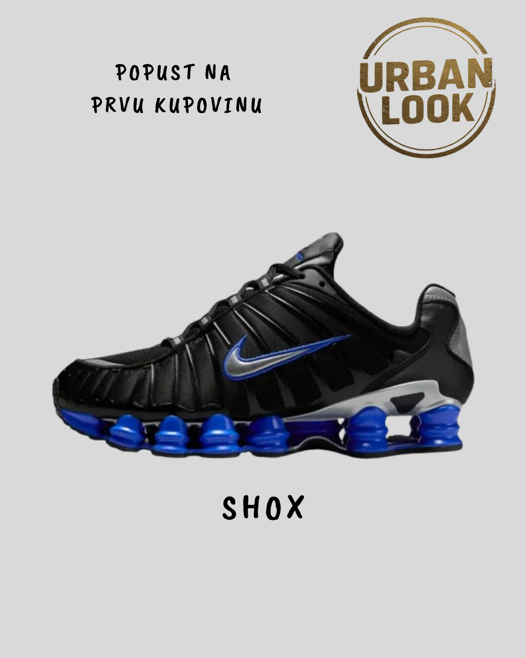 Nike Shox TL "Black Racer Blue"