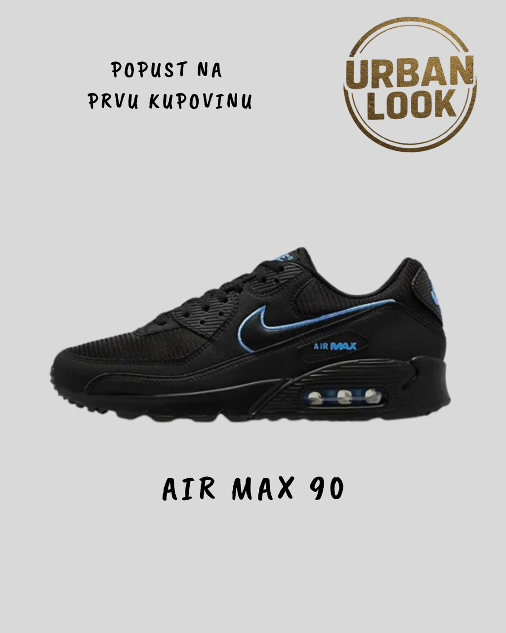Nike Air Max 90 “Black Blue”
