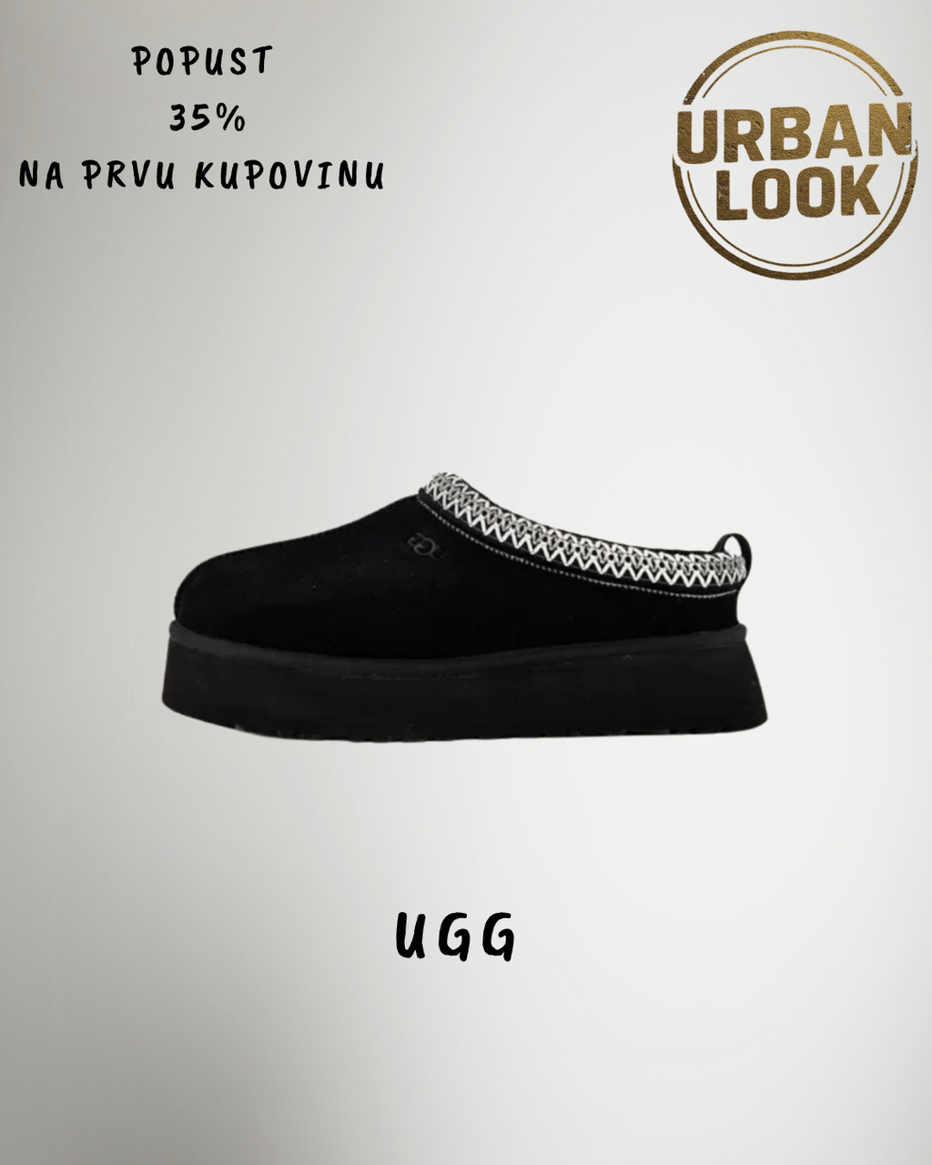 UGG Tazz Platform Black
