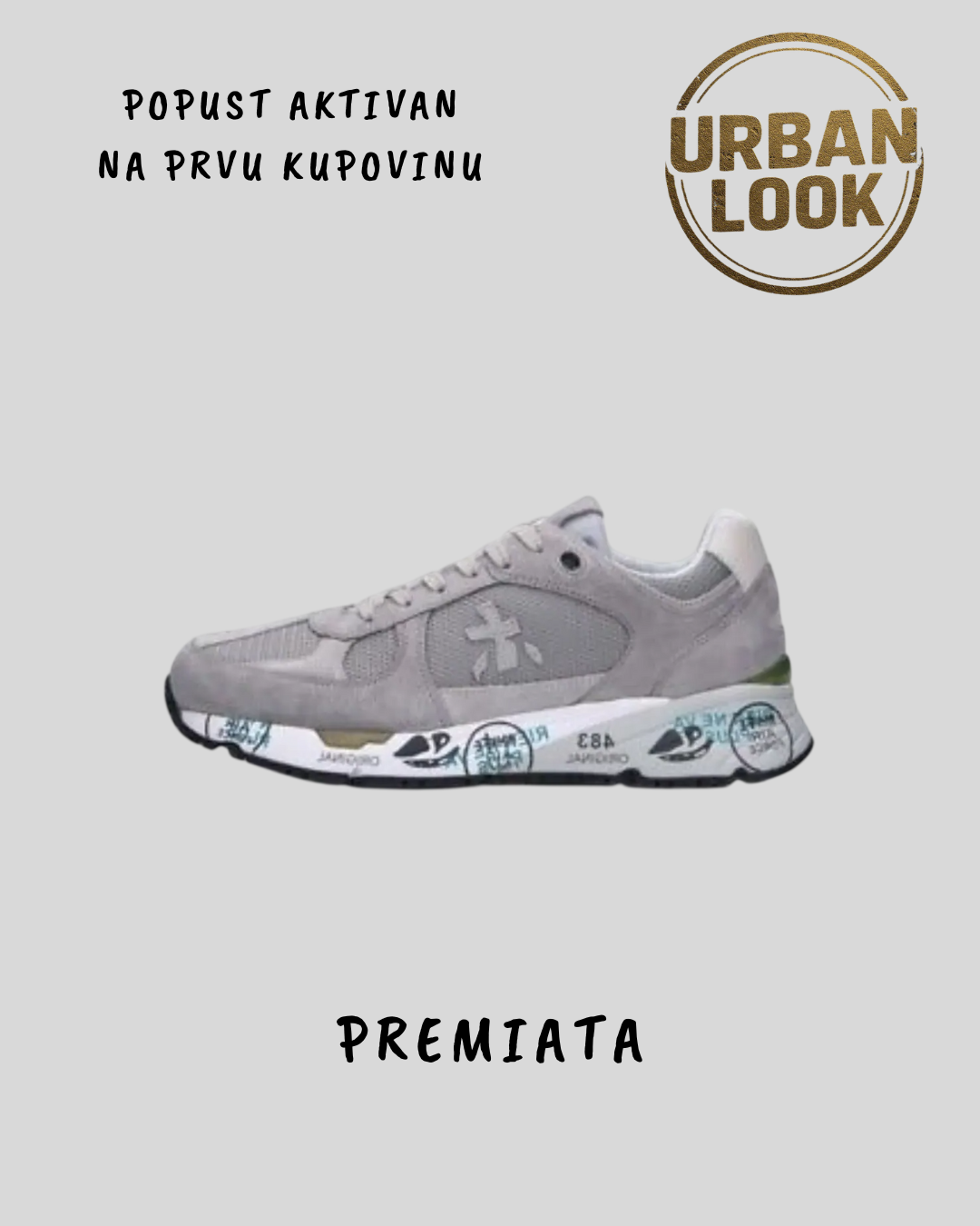 Premiata Mick "Grey Suede"