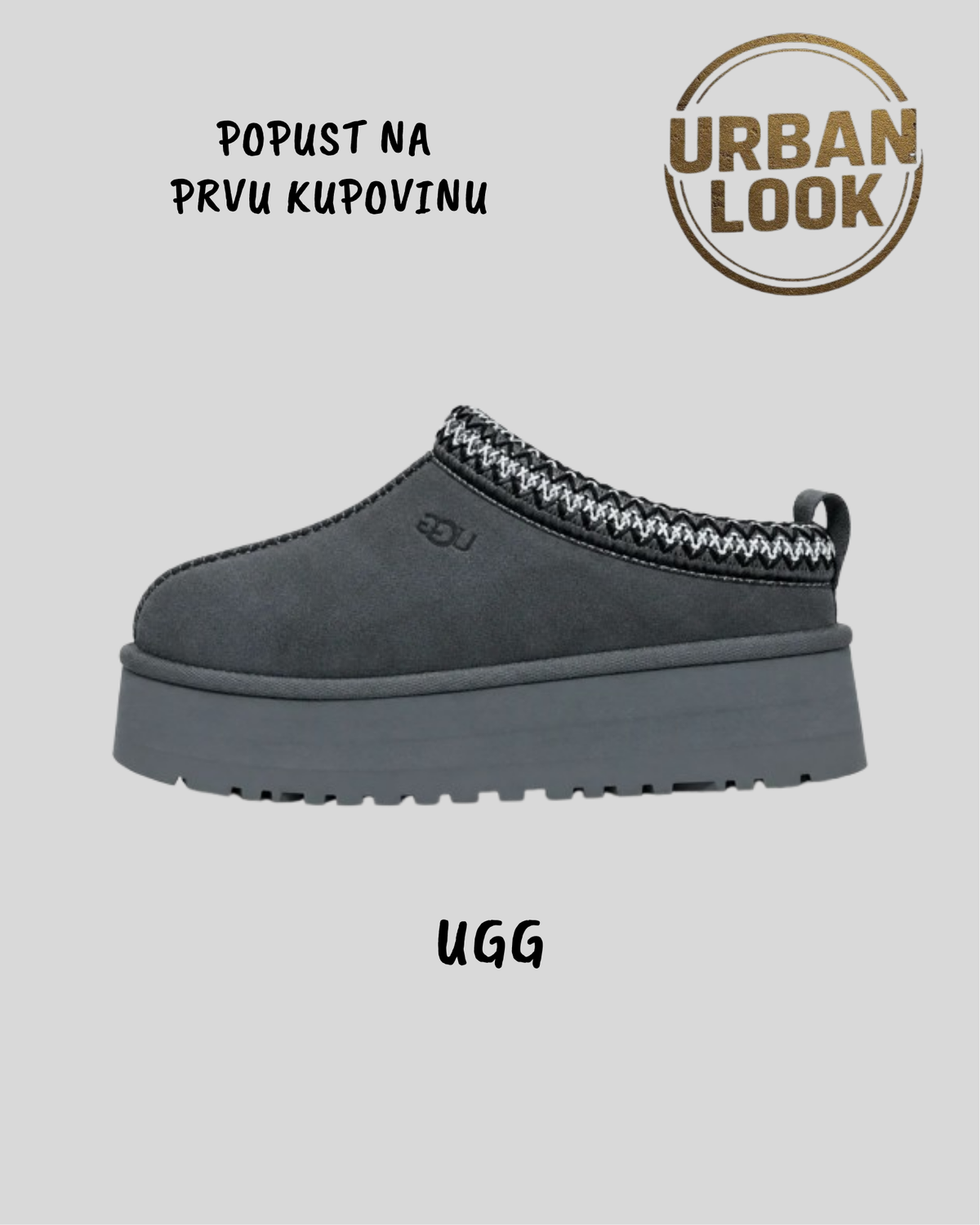 UGG Papuče "Sive"