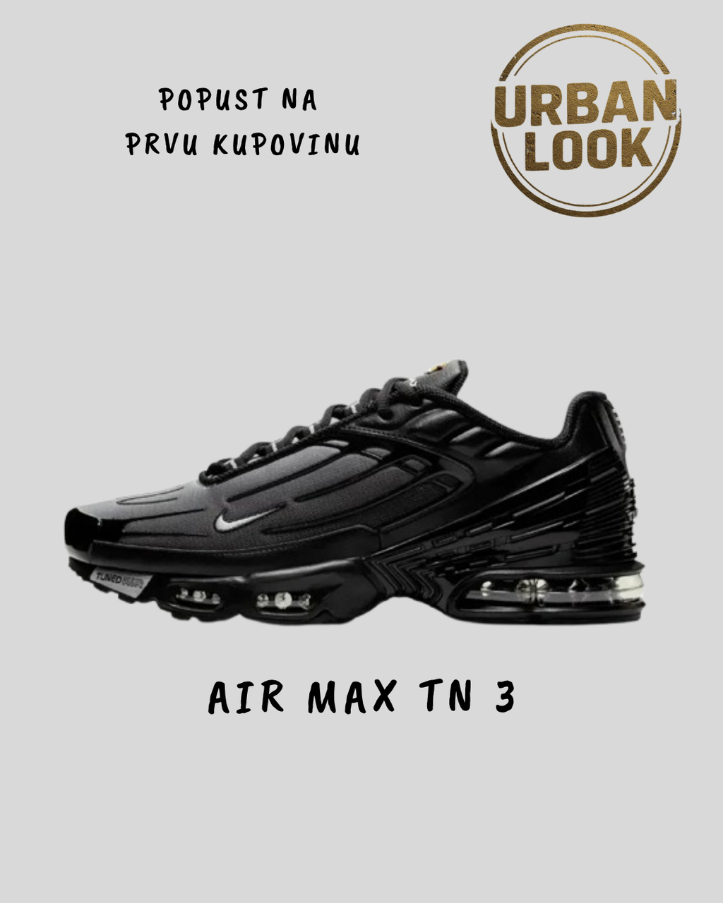 Nike TN 3 "Triple Black"