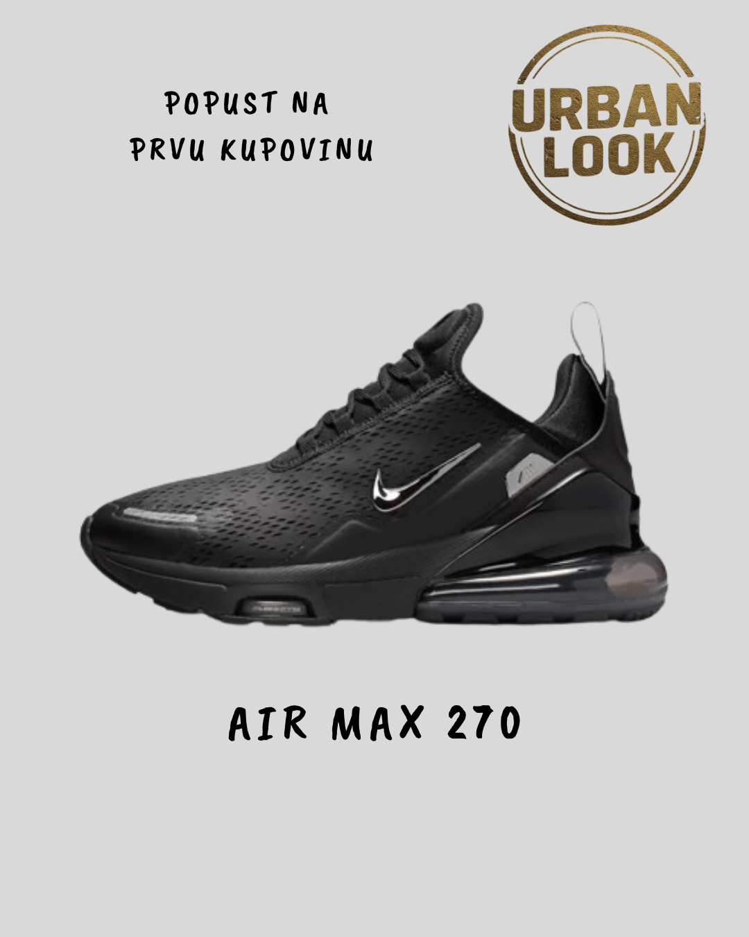 Nike Air Max 270 Premium "Black Sillver"