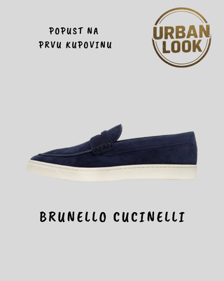 Brunello Cucinelli Loafers "Navy Blue"