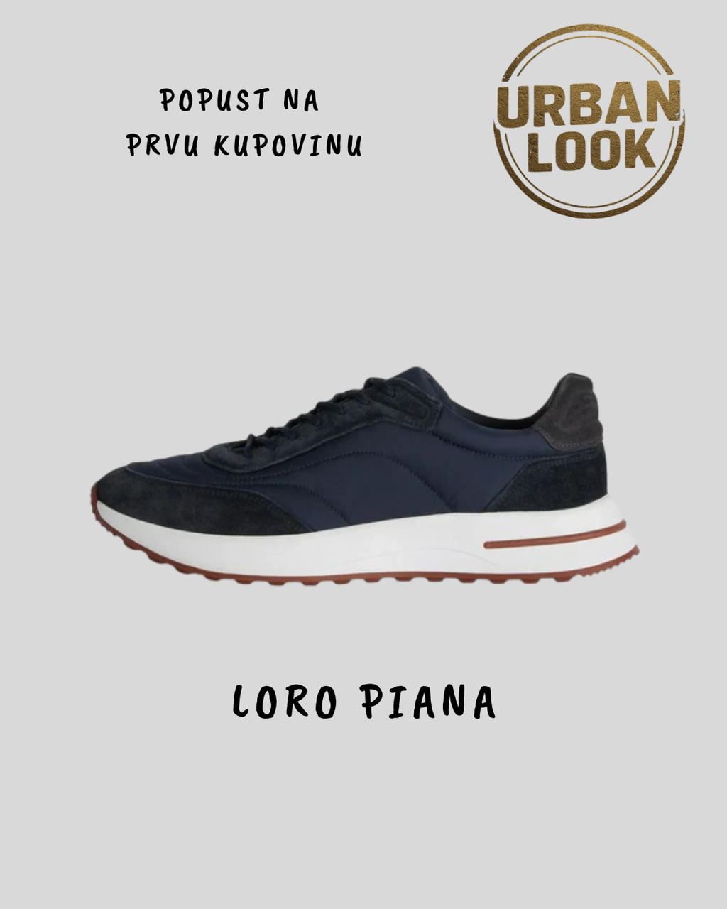 Loro Piana "Week End Walk Navy"